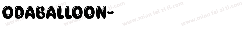 OdaBalloon字体转换