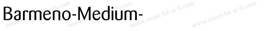 Barmeno-Medium字体转换