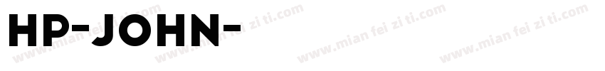 HP-John字体转换