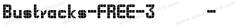 Bustracks-FREE-3转换器字体转换