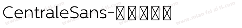 CentraleSans字体转换