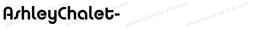 AshleyChalet字体转换