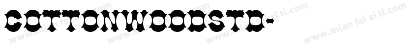 CottonwoodStd字体转换