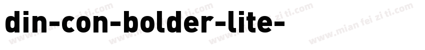 din-con-bolder-lite字体转换