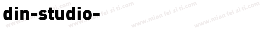 din-studio字体转换