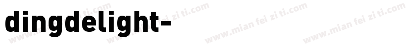 dingdelight字体转换