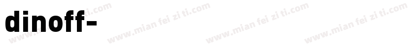 dinoff字体转换