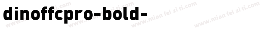 dinoffcpro-bold字体转换