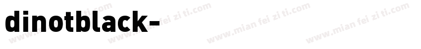 dinotblack字体转换