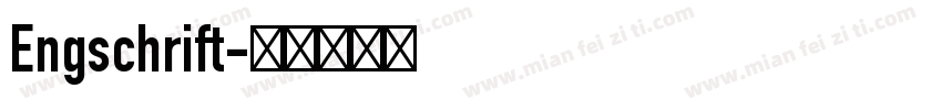 Engschrift字体转换