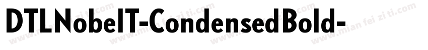DTLNobelT-CondensedBold字体转换