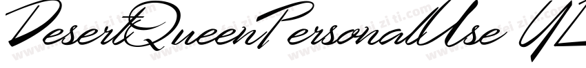 DesertQueenPersonalUse-YLx8字体转换