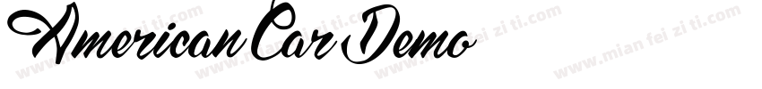 AmericanCarDemo字体转换