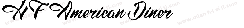 HFAmericanDiner字体转换
