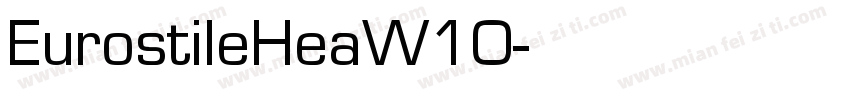EurostileHeaW10字体转换