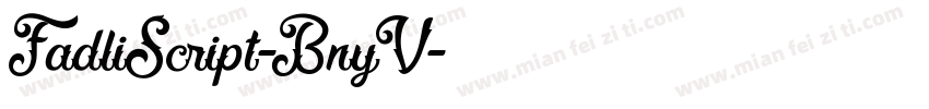FadliScript-BnyV字体转换