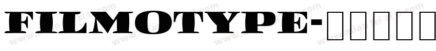 Filmotype字体转换