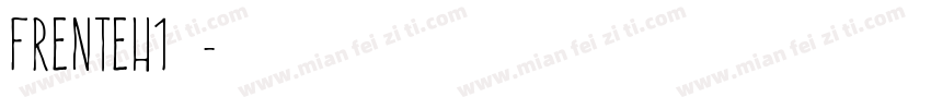 frenteH1字体字体转换