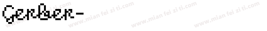 Gerber字体转换