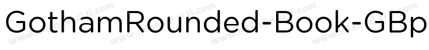 GothamRounded-Book-GBpc-EUC-H字体转换