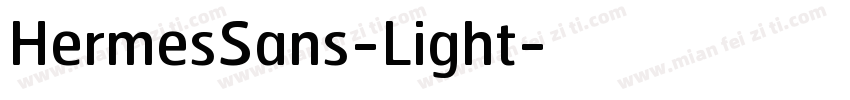 HermesSans-Light字体转换