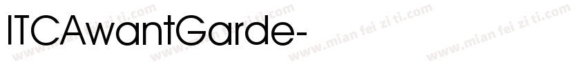 ITCAwantGarde字体转换