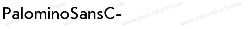 PalominoSansC字体转换