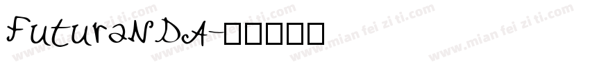 FuturaNDA字体转换