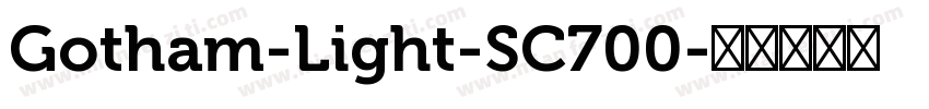 Gotham-Light-SC700字体转换