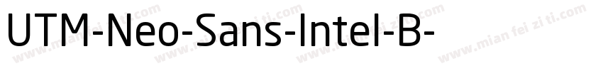 UTM-Neo-Sans-Intel-B字体转换