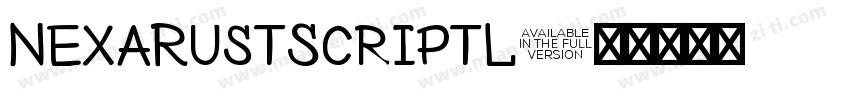 NexaRustScriptL字体转换