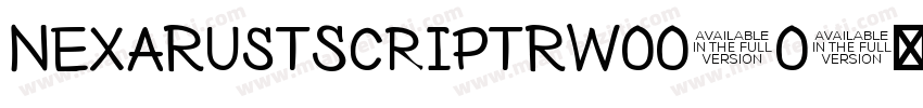 NexaRustScriptRW00-0字体转换