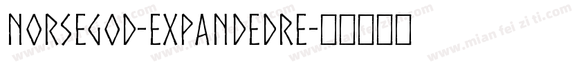 NorseGod-ExpandedRe字体转换