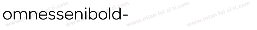 omnessenibold字体转换