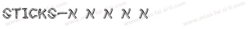 Sticks字体转换