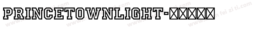 PrincetownLight字体转换