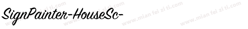 SignPainter-HouseSc字体转换