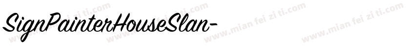 SignPainterHouseSlan字体转换