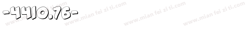 -4410.76字体转换