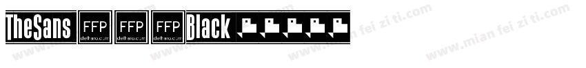 TheSans-019Black字体转换