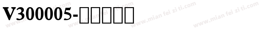 V300005字体转换