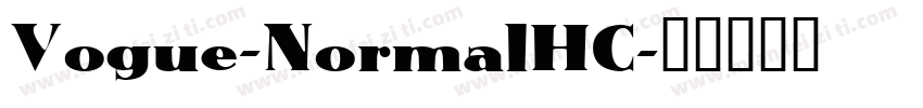 Vogue-NormalHC字体转换