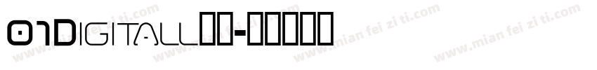 01Digitall字体字体转换
