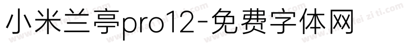 小米兰亭pro12字体转换