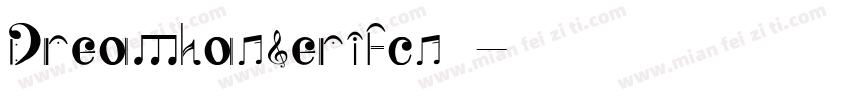 Dreamhanserifcn我字体转换