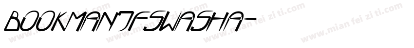 BookmanJFSwashA字体转换