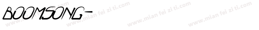 Boomsong字体转换