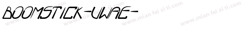 Boomstick-vwaE字体转换