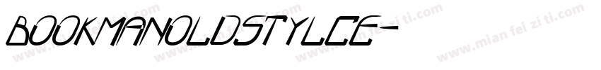 bookmanoldstylce字体转换