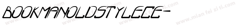 bookmanoldstylece字体转换